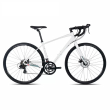 700c 14s White Hi-Ten Good Quality Road Bike